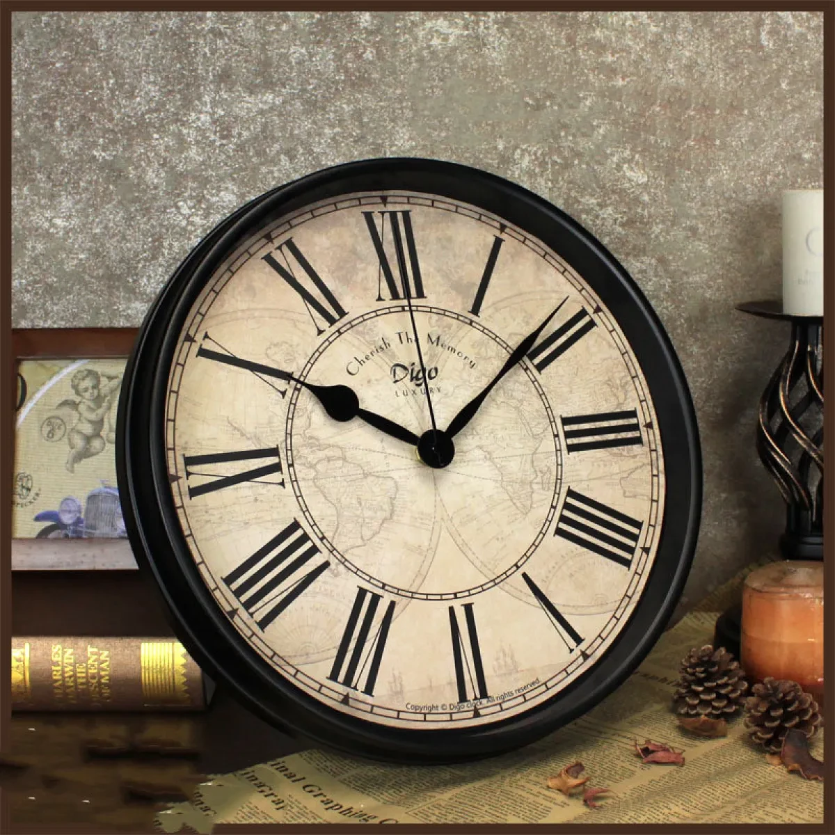 A Wall Of Clocks