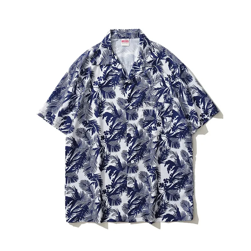 American Retro Classic Cuban Bow Tie Shirt Men