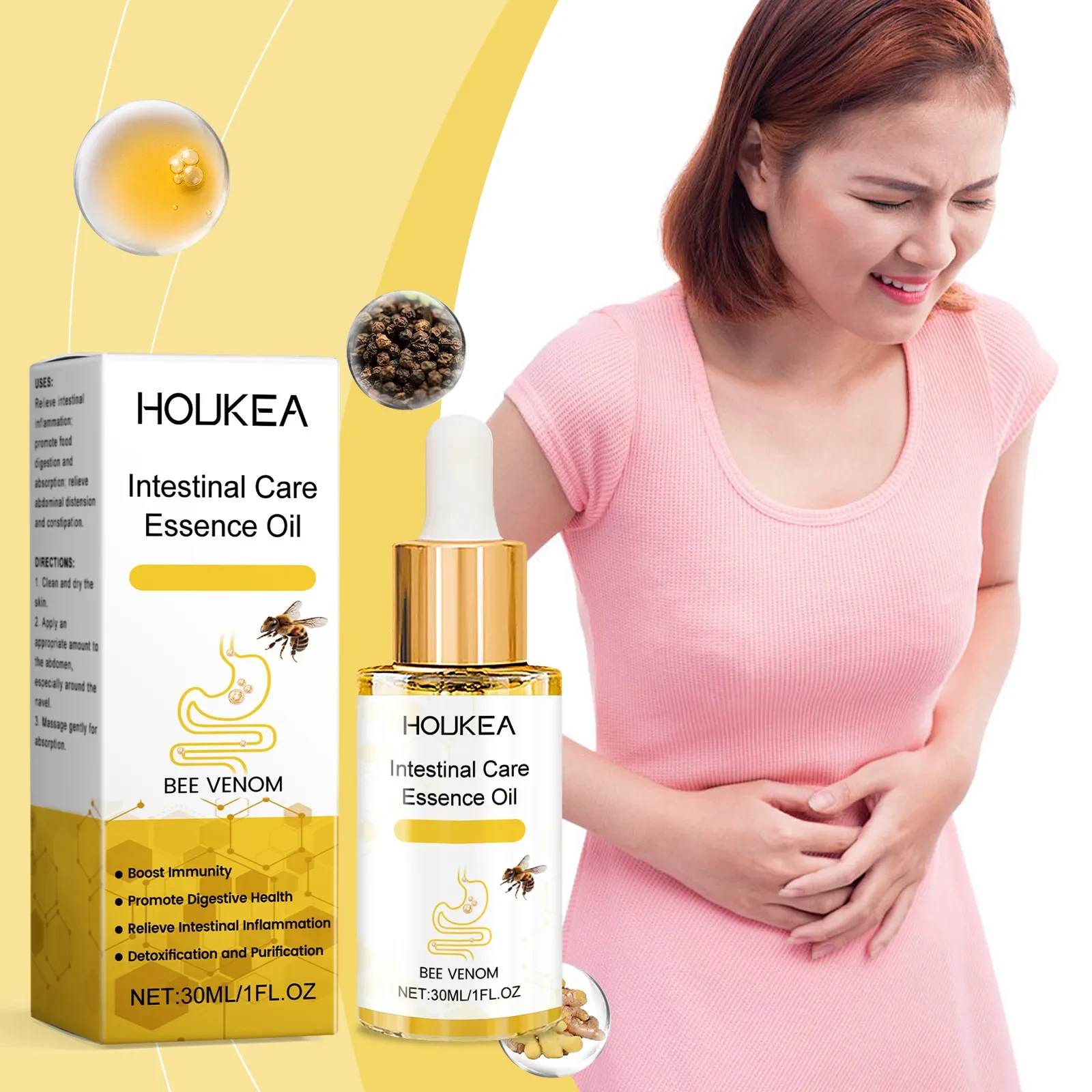 HOUKEA Intestinal Care Essence Oil