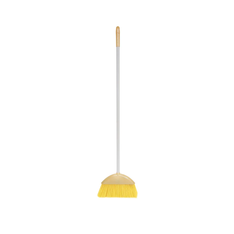 Plastic Broom Soft Brush (Yellow) 35cm