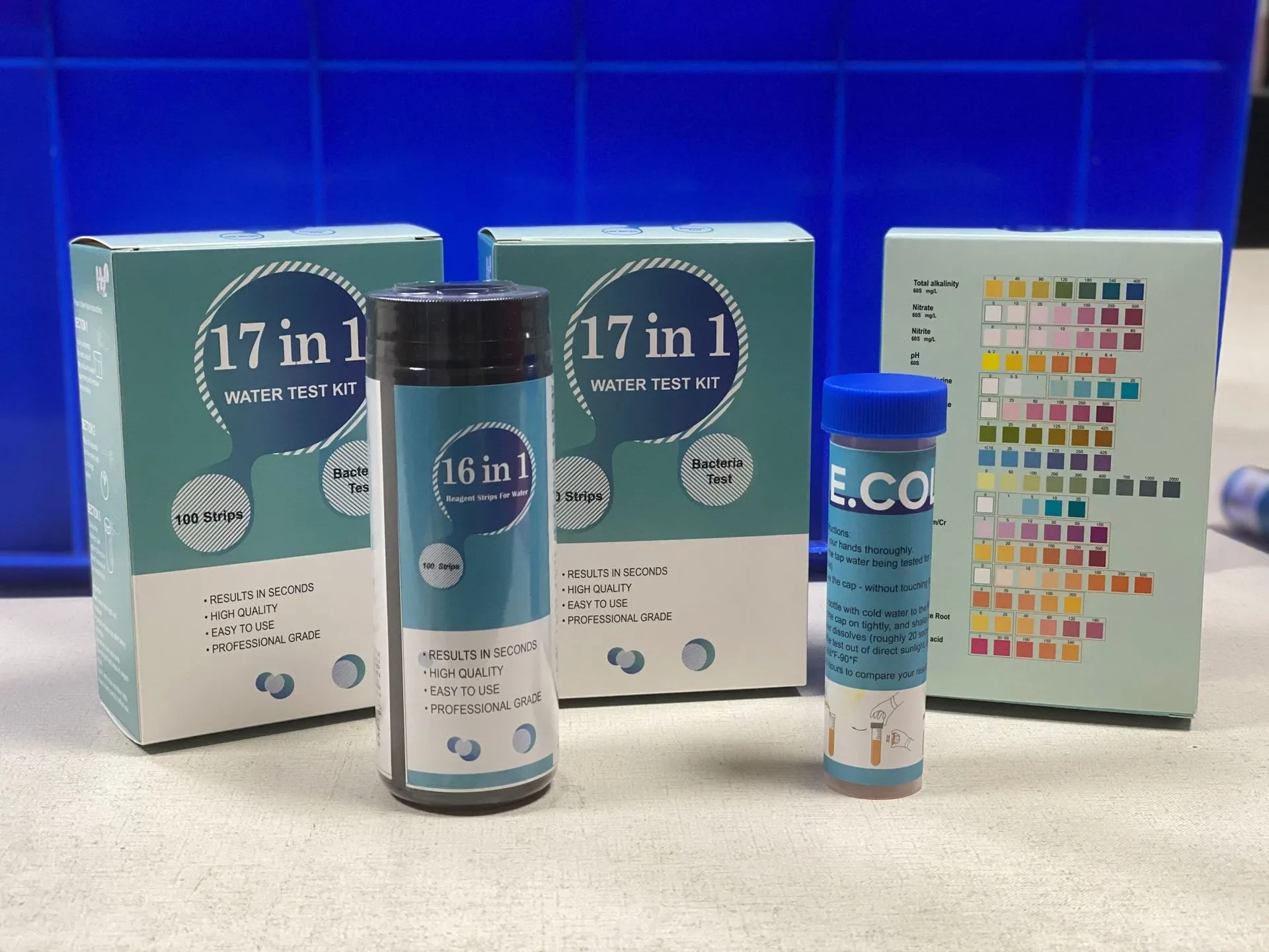 Water Test Strip Chart