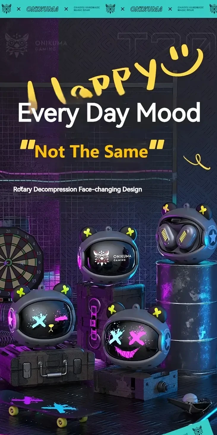 ONIKUMA New Generation Anime Style Gaming Headset