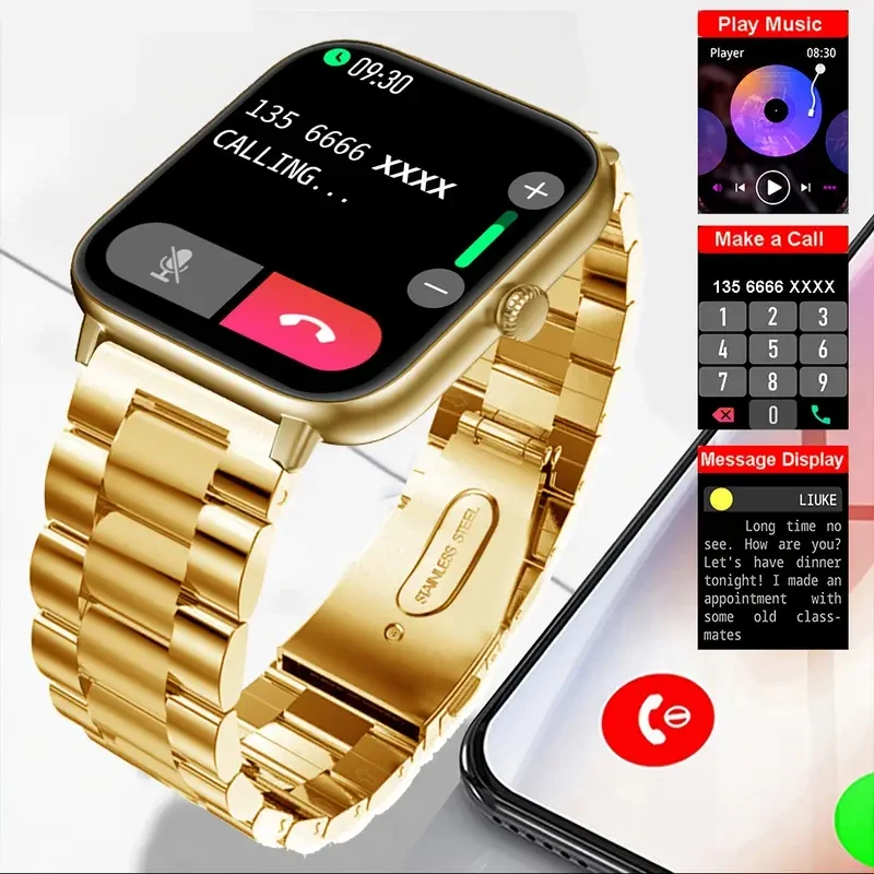 COIUSOR G90 Smartwatch 4.6cm HD Display, Wireless Calling & 100+ Sports Modes