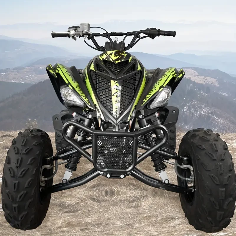 KEMITOUR Front Bumper with Handrail for Yamaha Raptor 700/700R