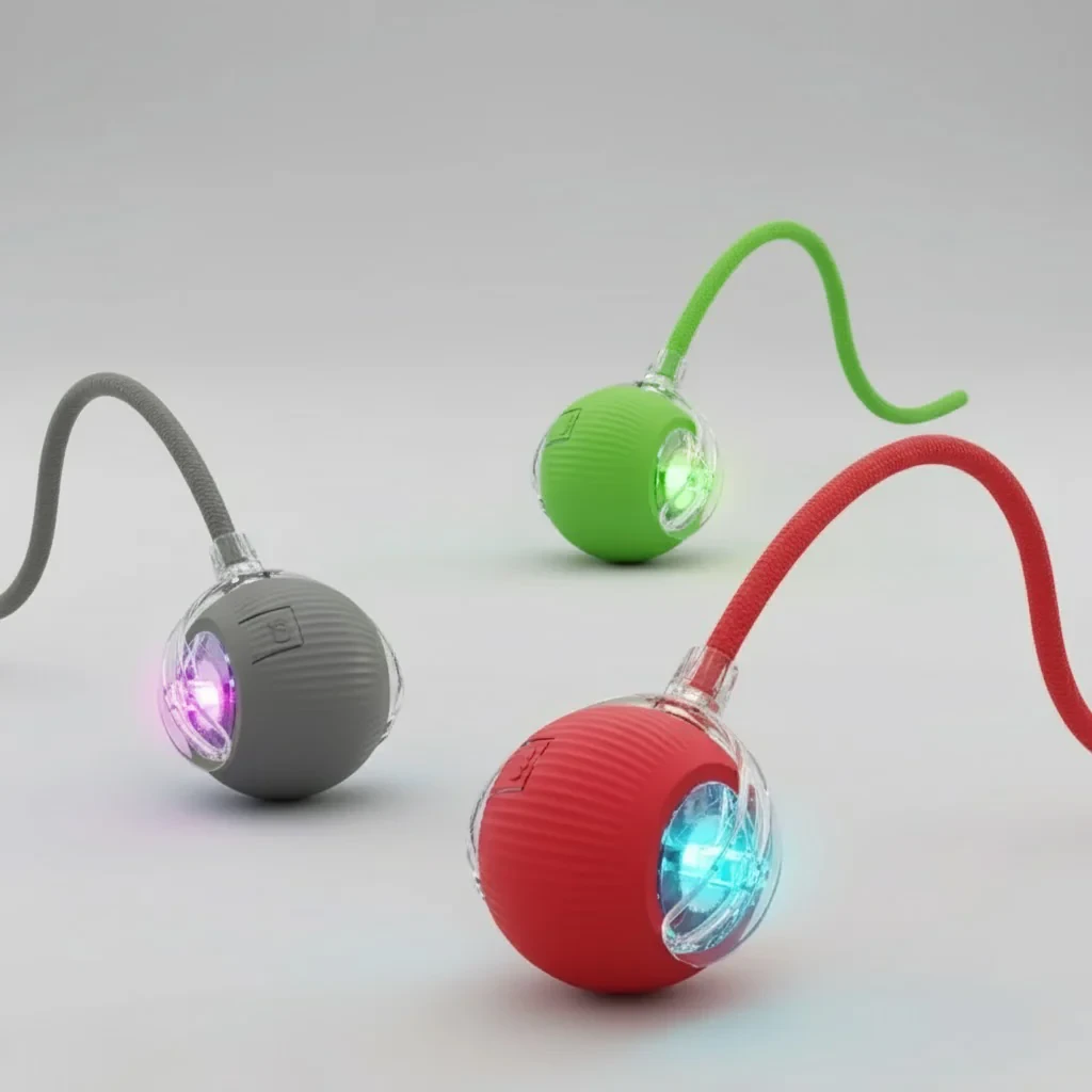 Zoomie's Interactive Ball - Keep Pets Active!