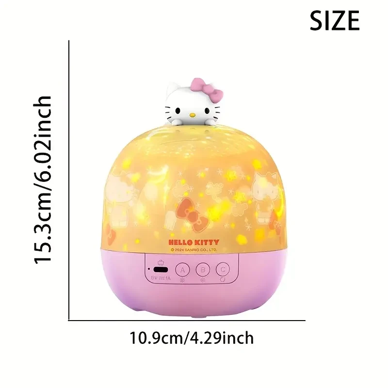 Sanrio Hello Kitty 360 LED Projection Lamp
