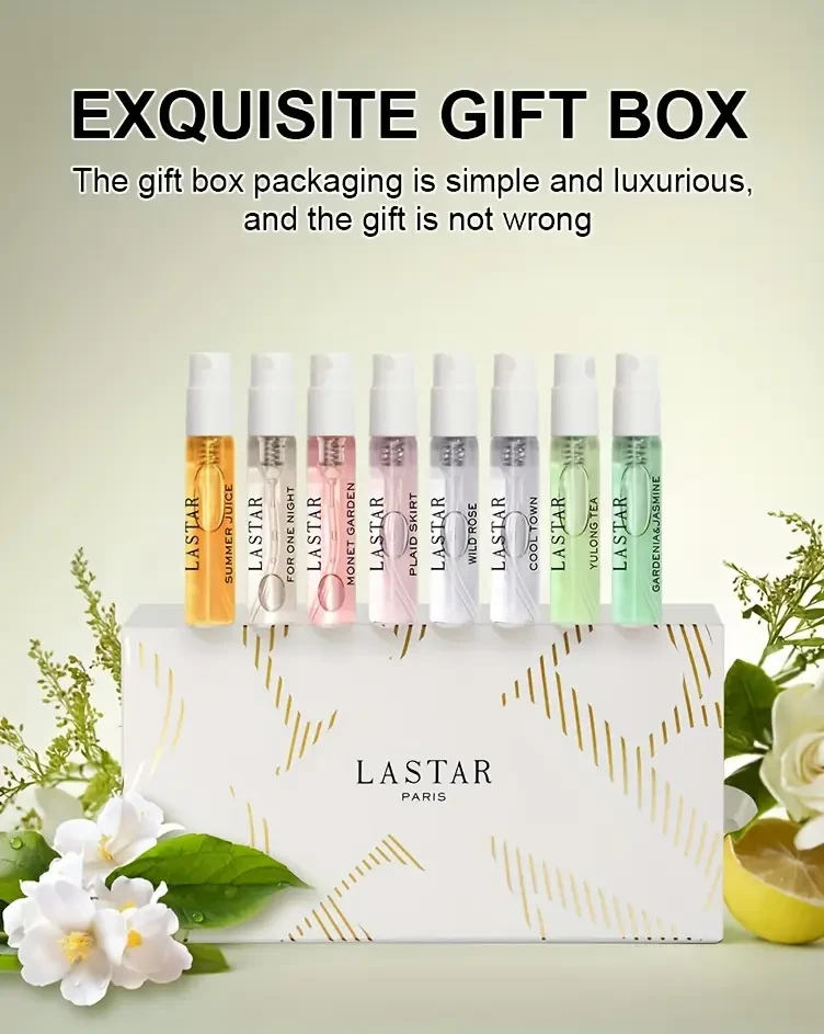 LASTAR 8-Pocket Perfume Set Fresh, Floral, Anywhere