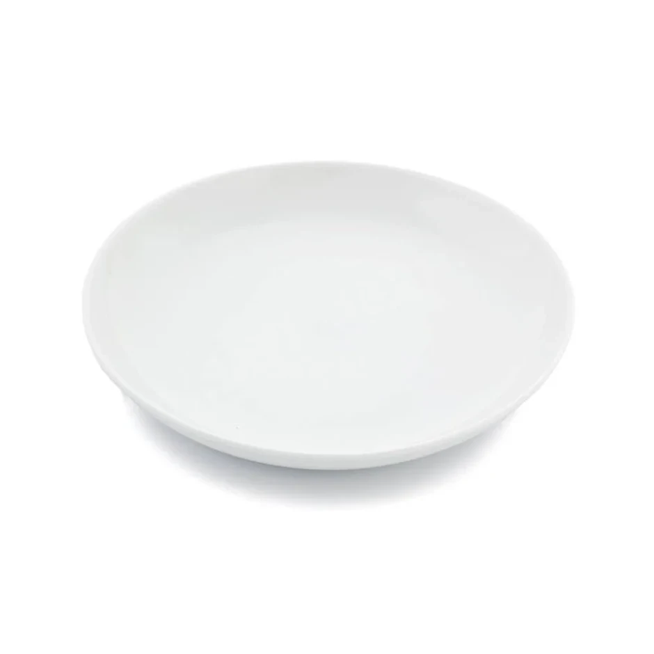 Crockery Plate Shallow White 12"