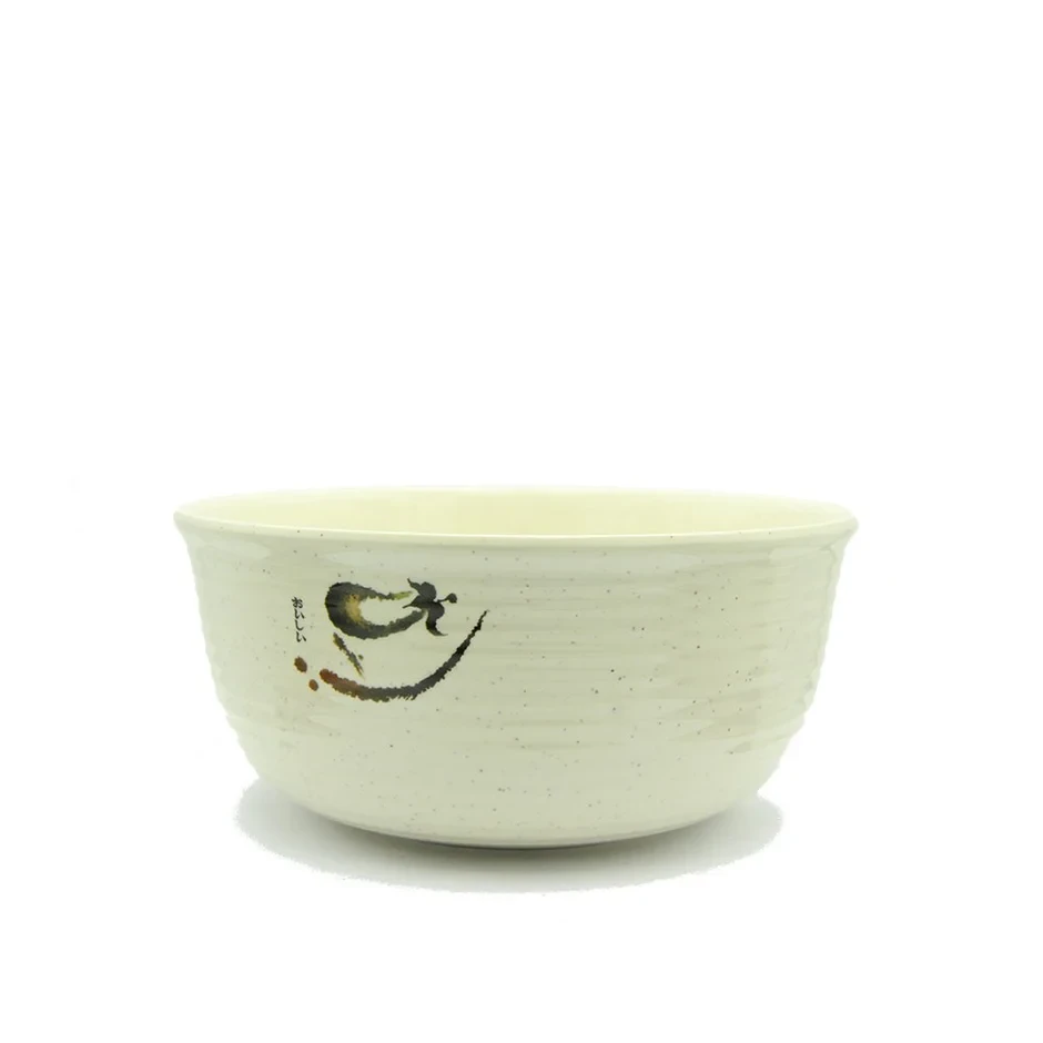 Melamine Bowl Ribbed Eggplant 20.2cmx9.2cm