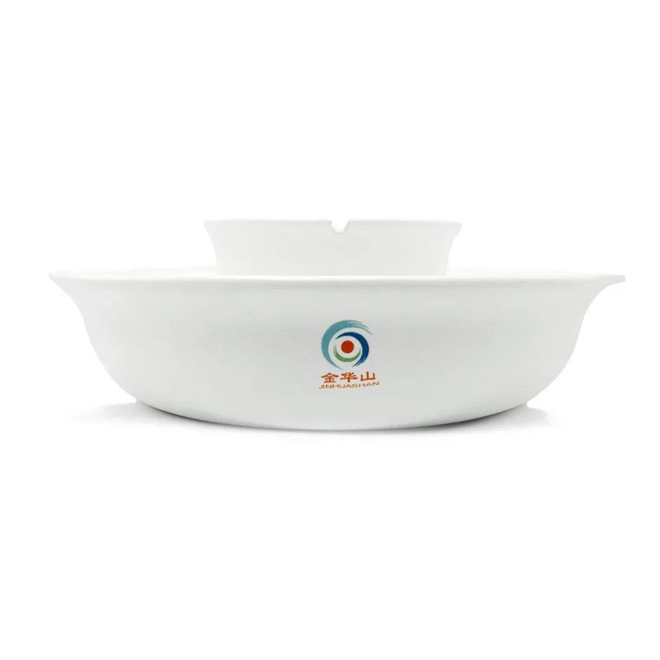 Clay Hot Pot with Centerpiece White 12"