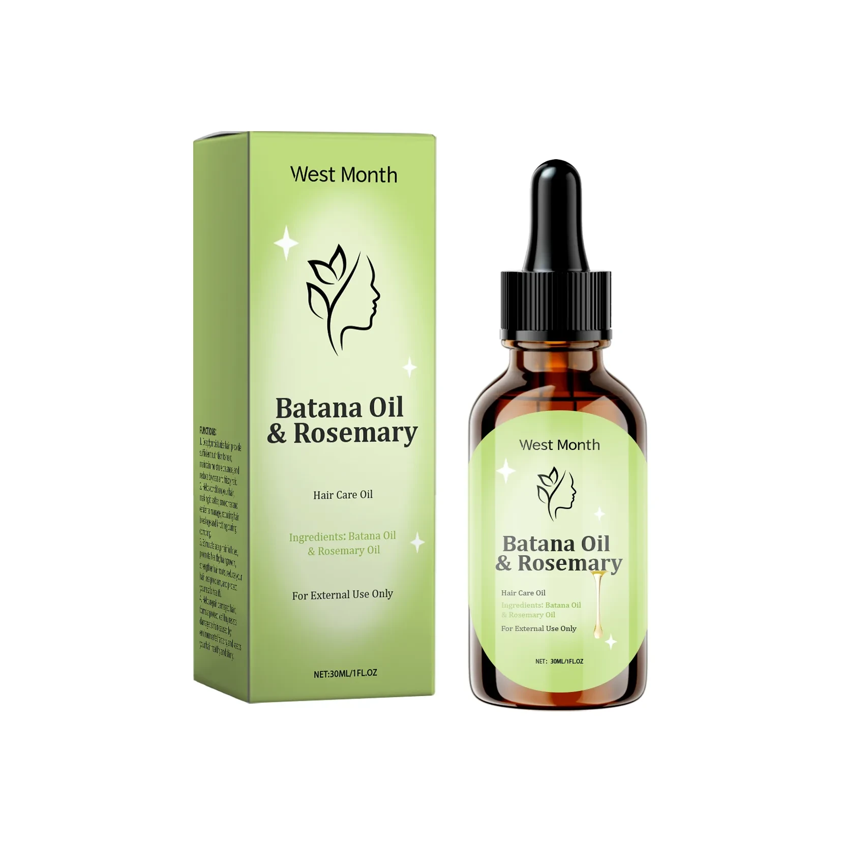WEST MONTH Batana Oil and Rosemary
