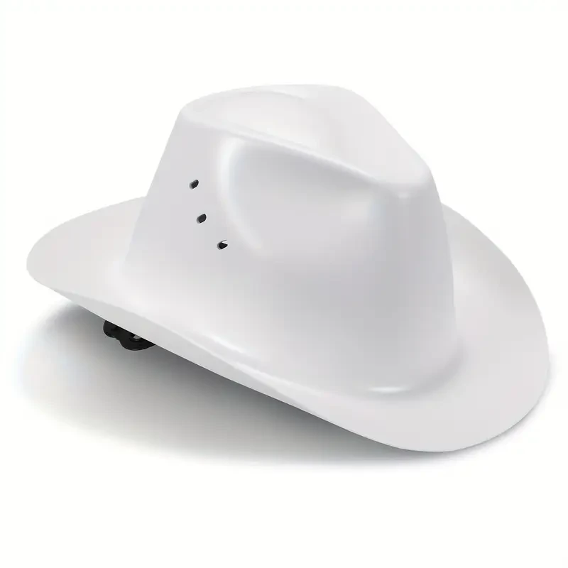 LOEBUCK Western-Style Hard Hat with Black Visor Tough, Comfortable & Windproof