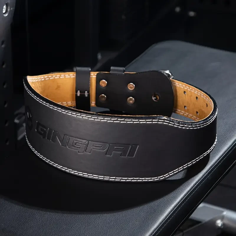 GINGPAI Fitness Waist Belt with Lifting Strap Supportive, Durable & Performance-Driven