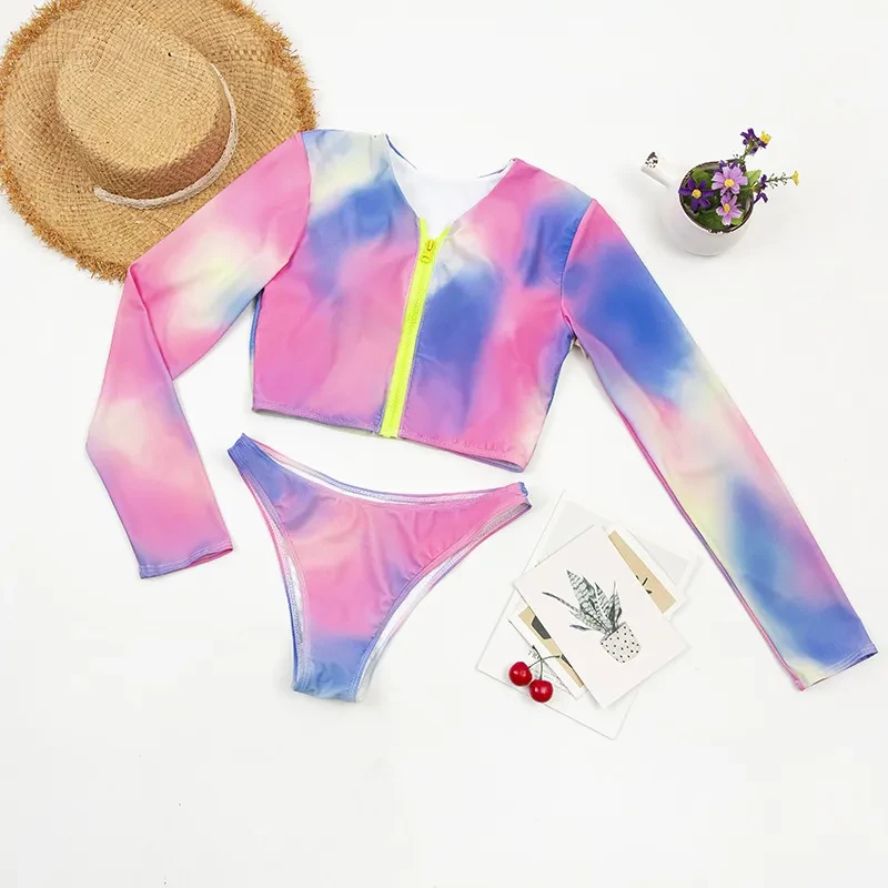 Two Piece Rash Guard Swimsuit