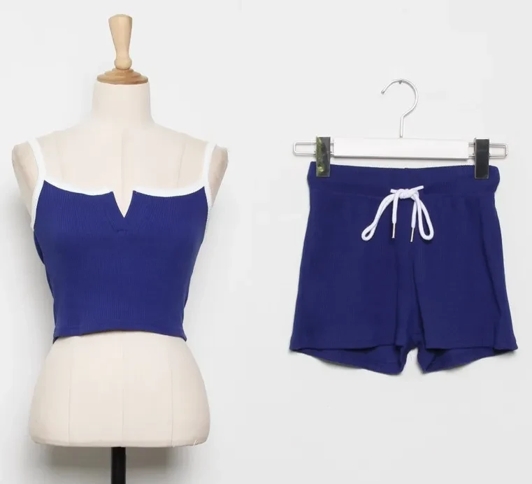 Two Piece Blue Set
