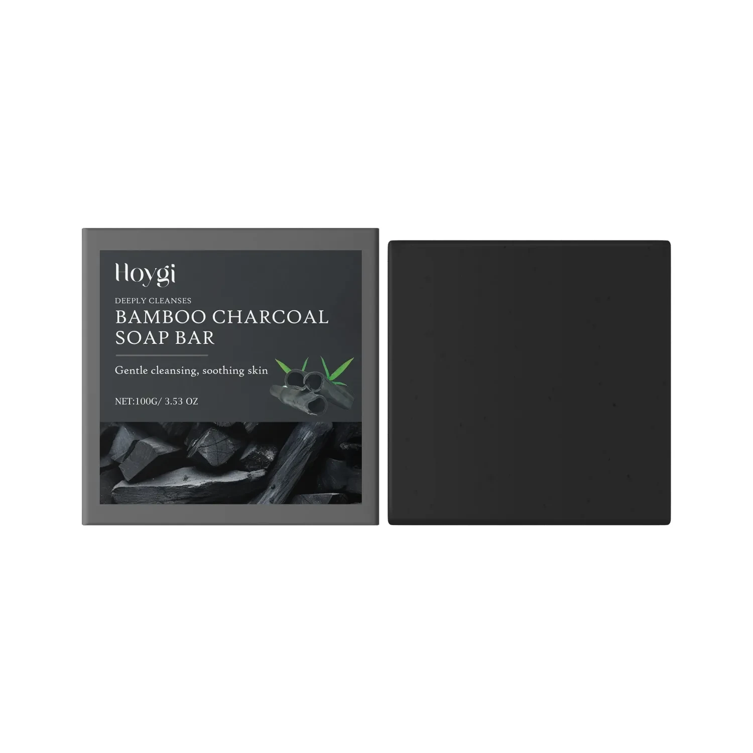 HOYGI Bamboo Charcoal Soap Bar