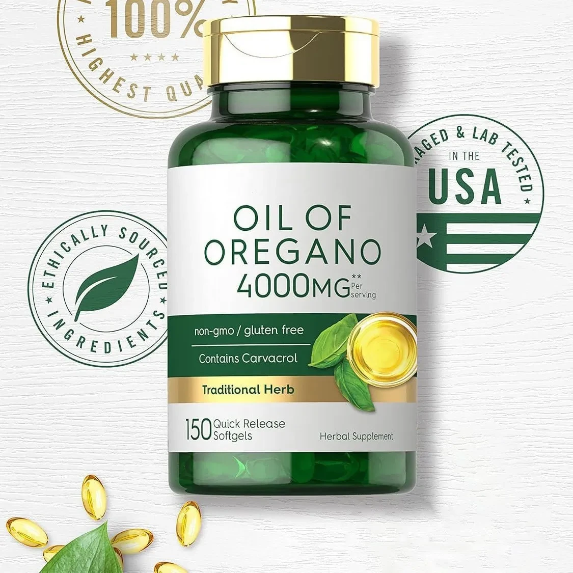 OIL OF OREGANO Herbal Supplement