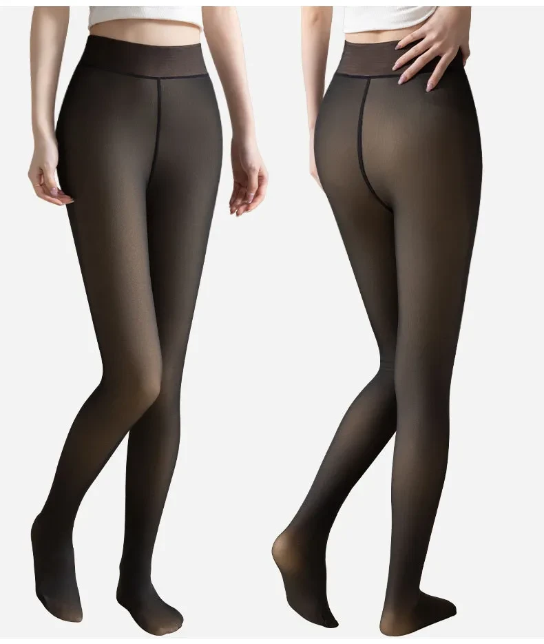 Warm Women's Light Leg Velvet Thickened Transparent Pantyhose