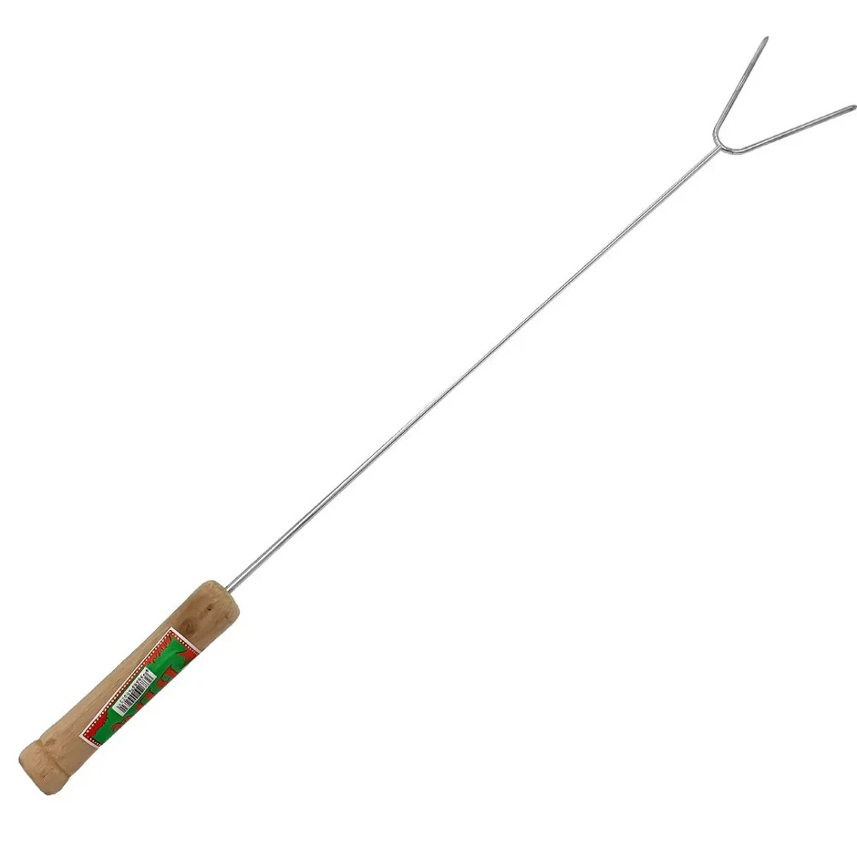 BBQ 2 Prong Fork with Wooden Handle