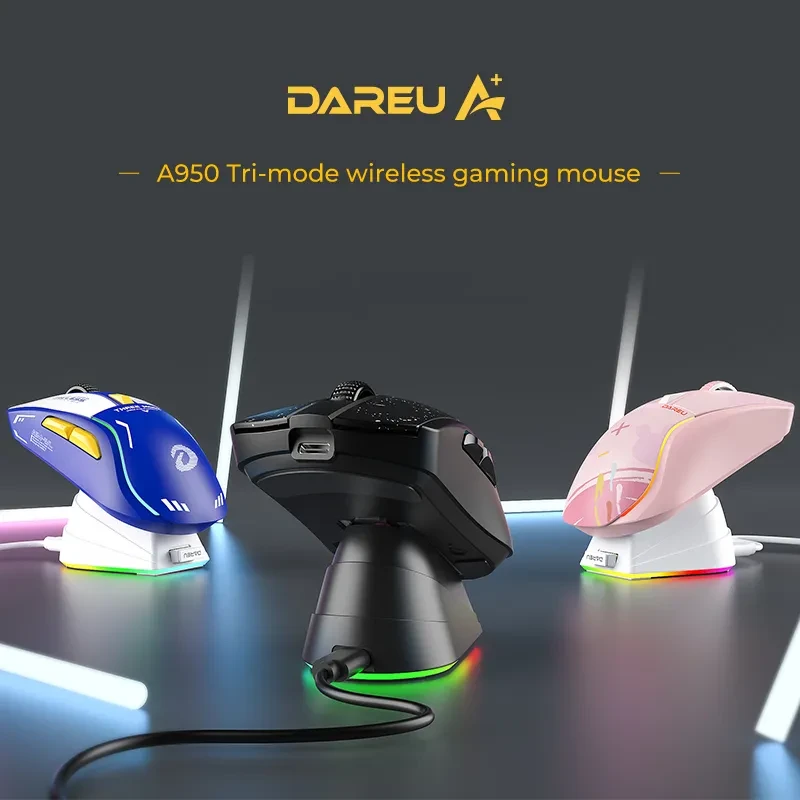 Wireless Bluetooth Wired Three-mode Mechanical Gaming Mouse