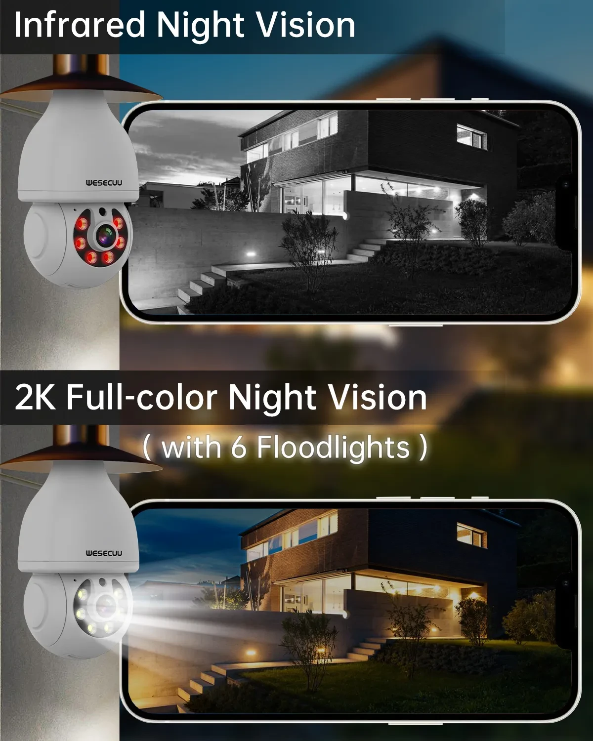 1080p Ptz E27 Socket Bulb Camera 360 Degree Cmos Sensor Network Camera Cctv Security Light Bulb Camera