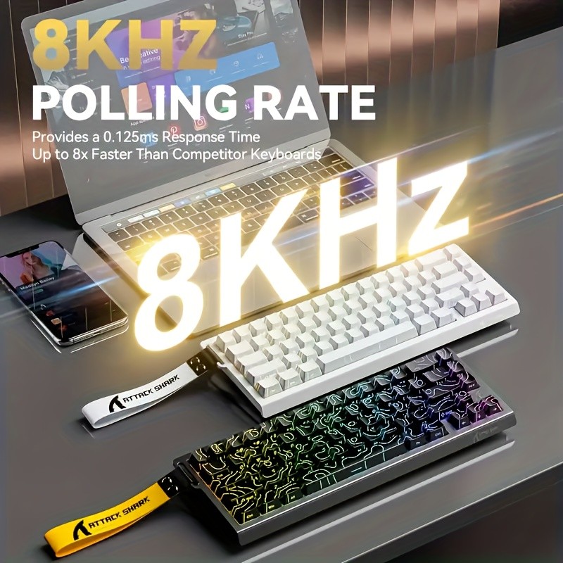 ATTACK SHARK X68HE Magnetic Gaming Keyboard