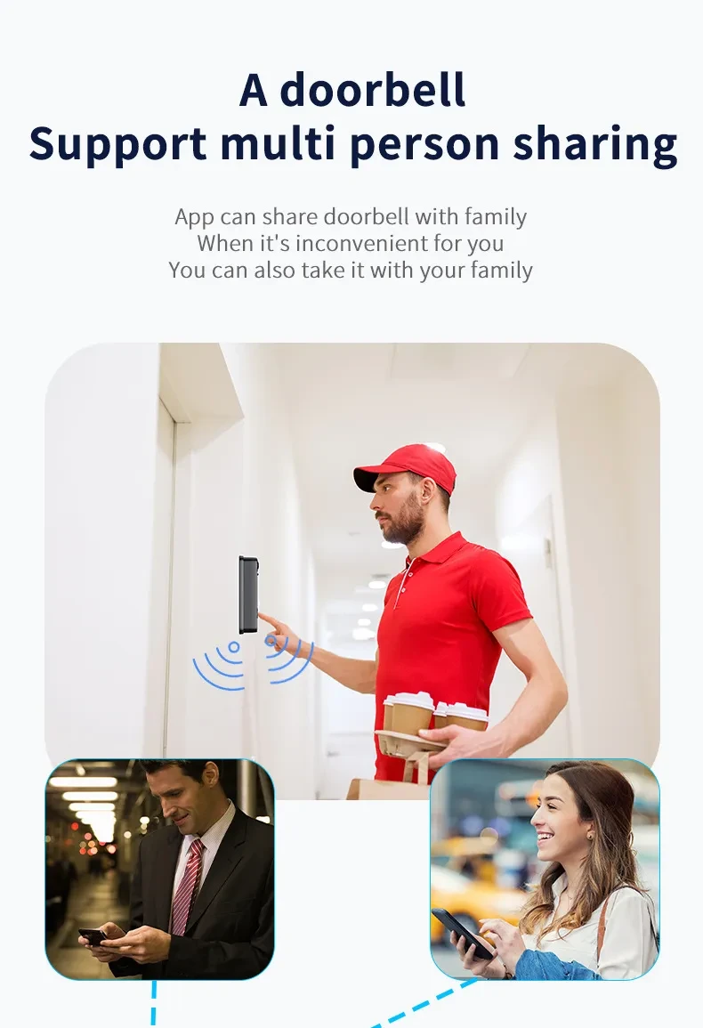 Wireless Smart Doorbell Home Low Power Wireless Wifi