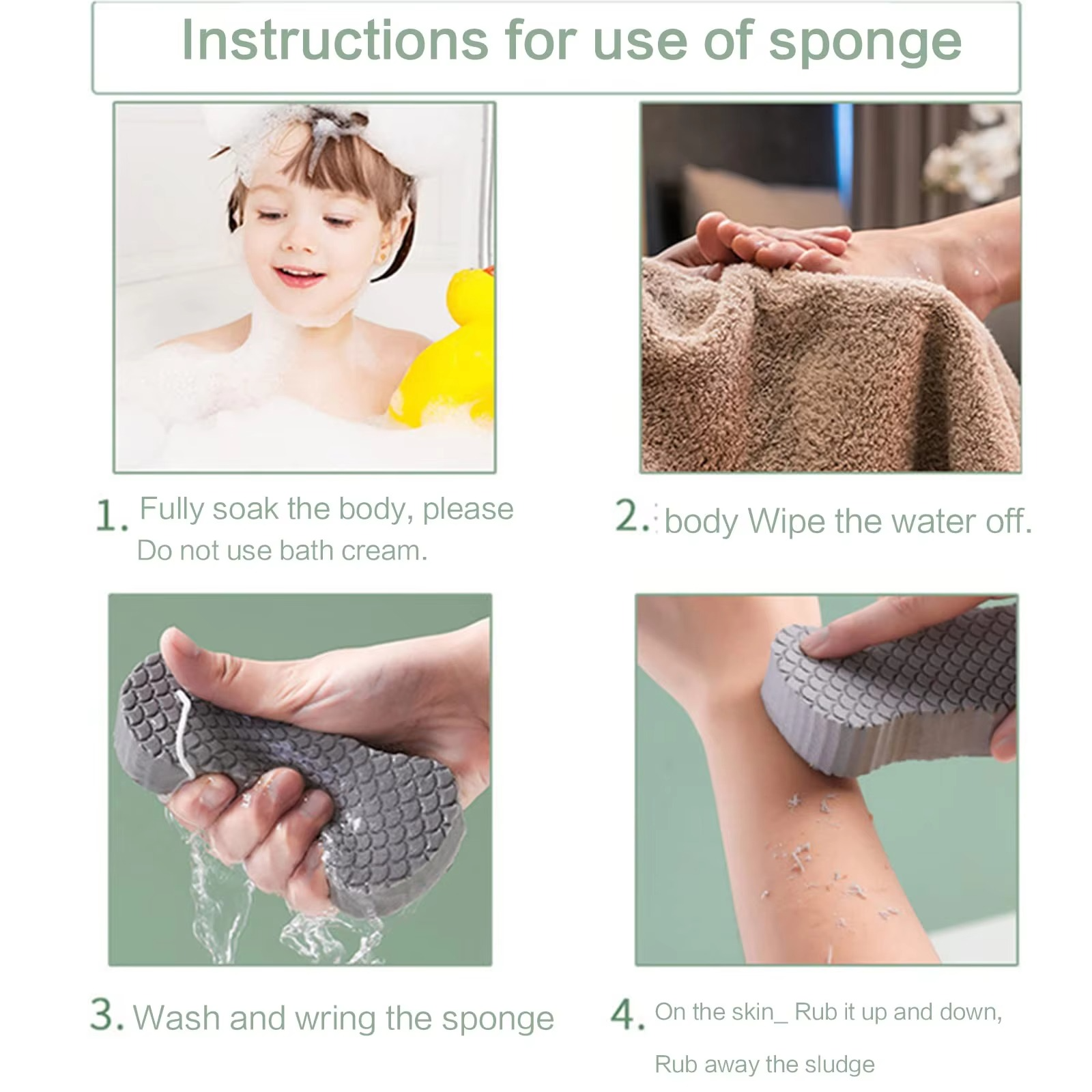Magic Exfoliating Dead Skin Remover Sponge: The Ultimate Reusable Body Scrubber