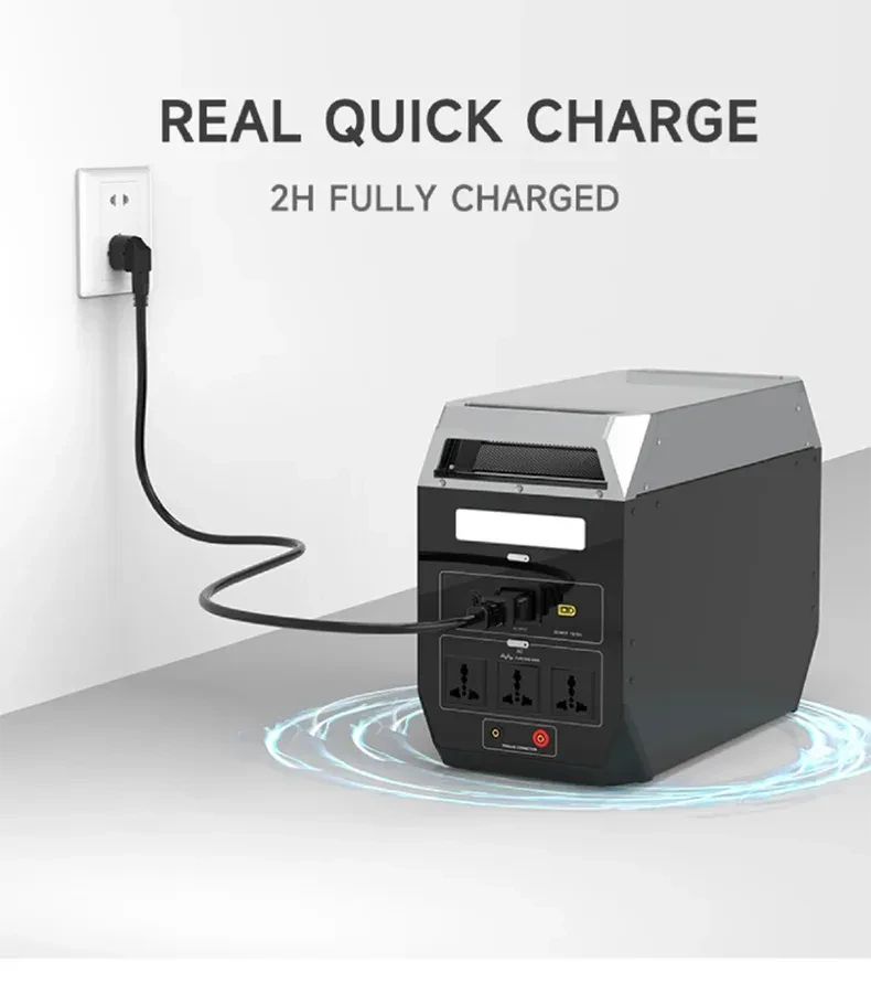 200v 2000W 60Hz Aluminum Alloy Outdoor Mobile Power Supply