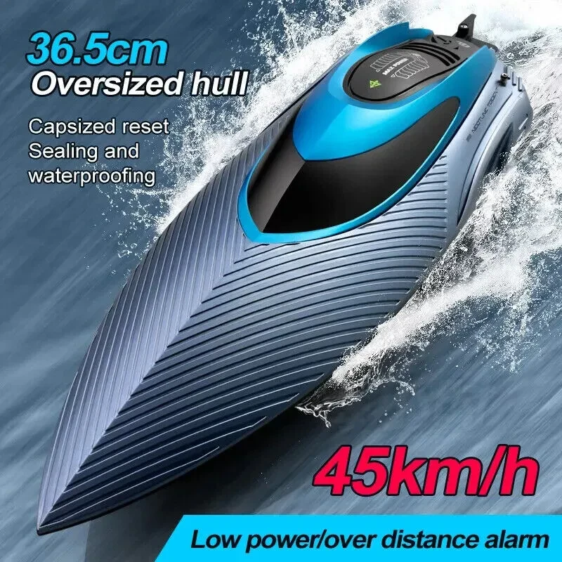 4DRC S3 45km H Remote Control Boat Kids Toy WATER-COOLED High Speed RC Ship US