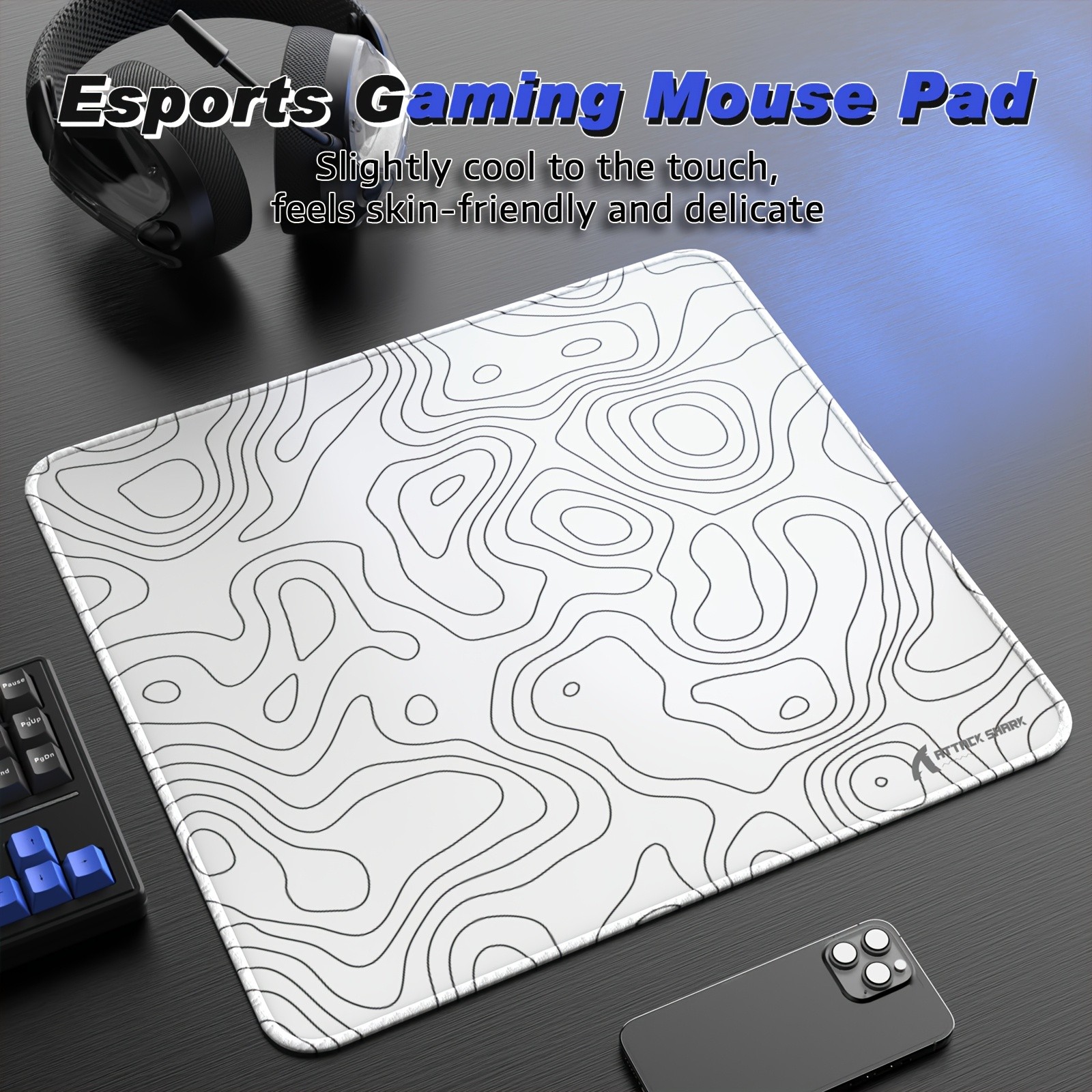 ATTACK SHARK CM02 Large Gaming Mouse Pad Precision, Comfort, and Style for NZ Desks
