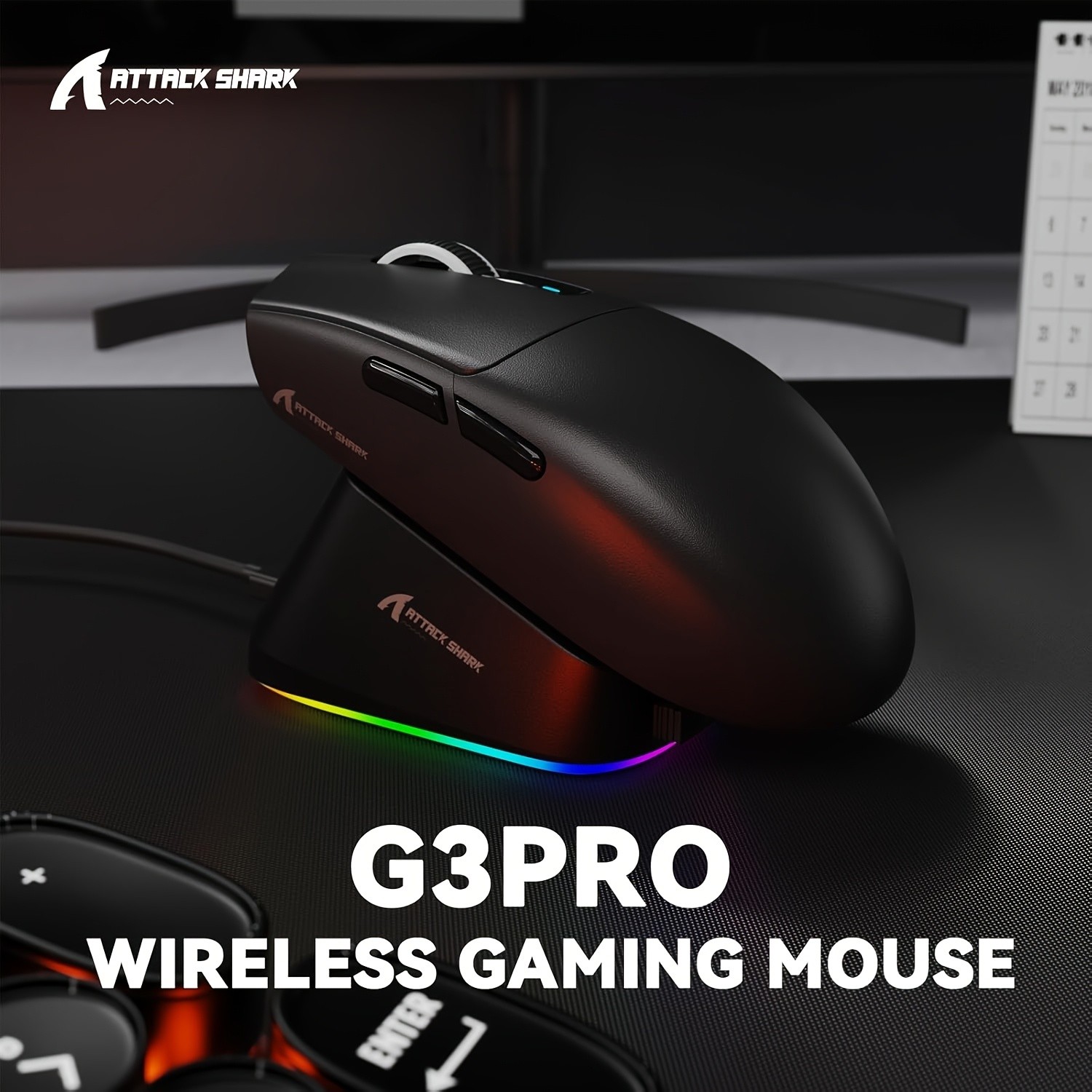 ATTACK SHARK G3PRO Wireless Gaming Mouse Pro-Level Precision and Freedom for NZ Gamers