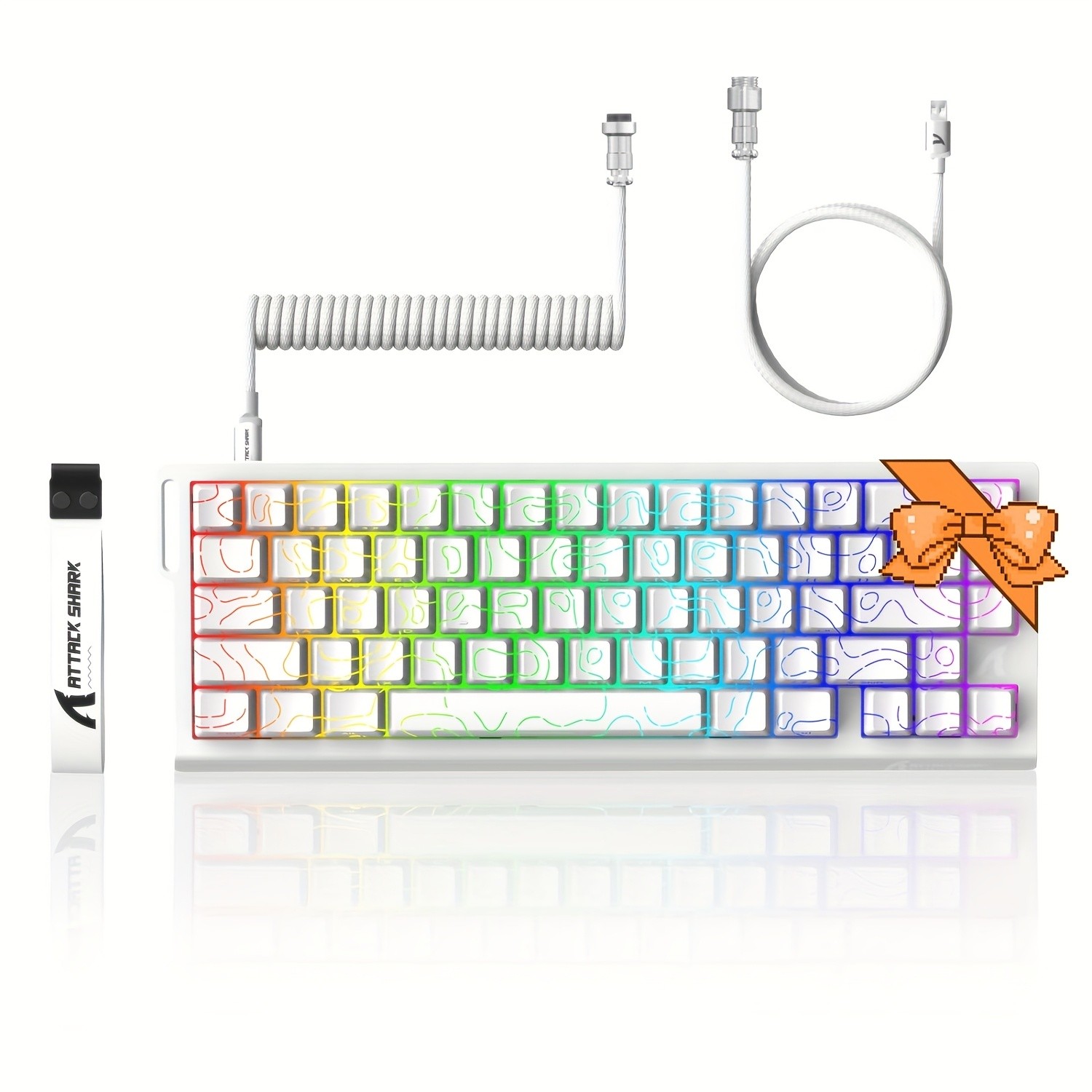 ATTACK SHARK X68 HE 8KHz Rapid Trigger Keyboard  Extreme Speed and Precision for NZ Gamers
