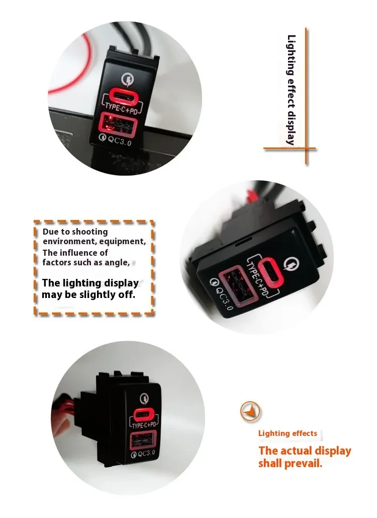 Portable Household PD Fast Car Charger