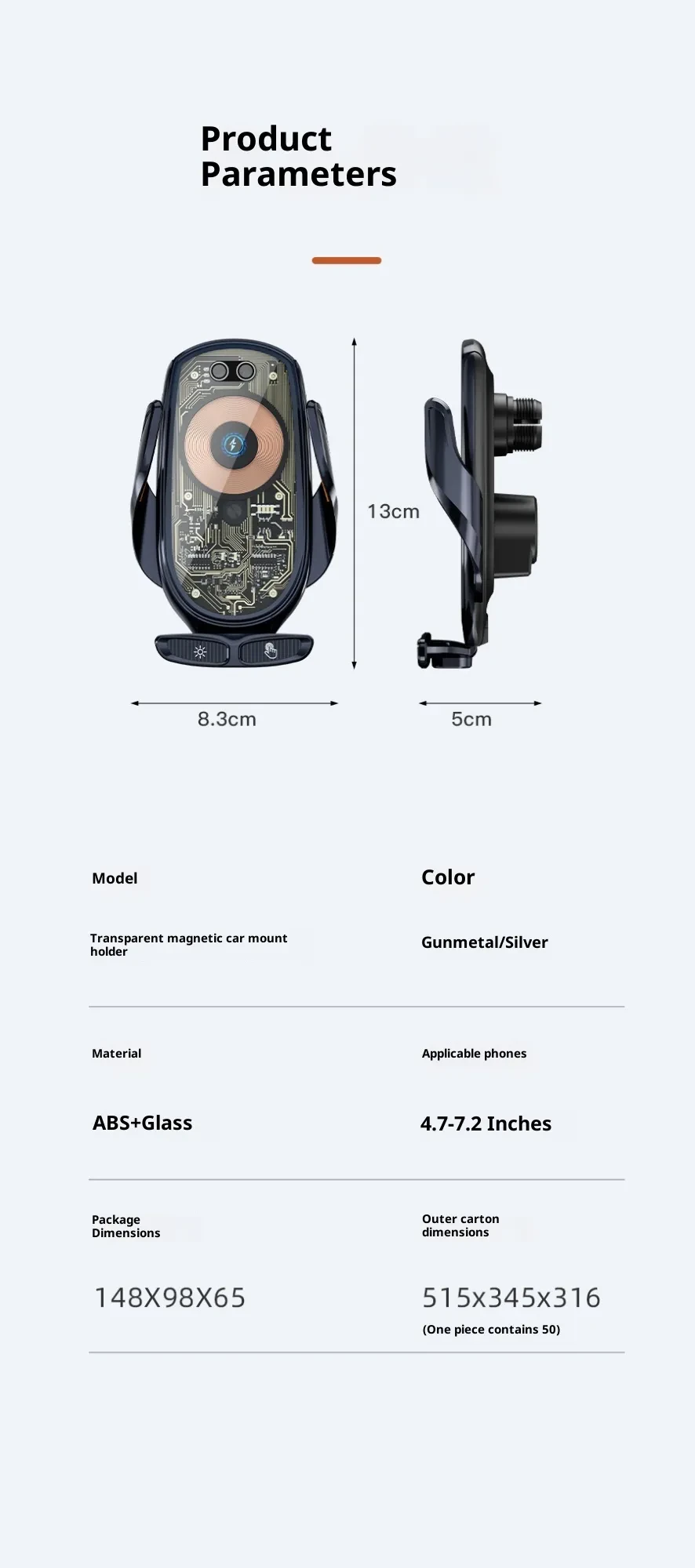 Wireless Super Fast Charge Car Charger