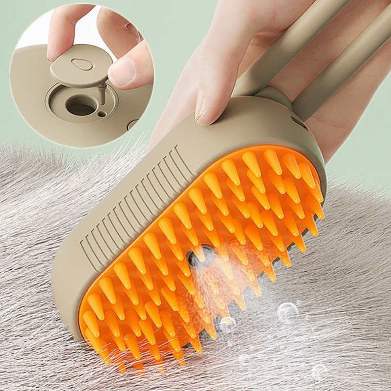 Steam Brush for Cats & Dogs