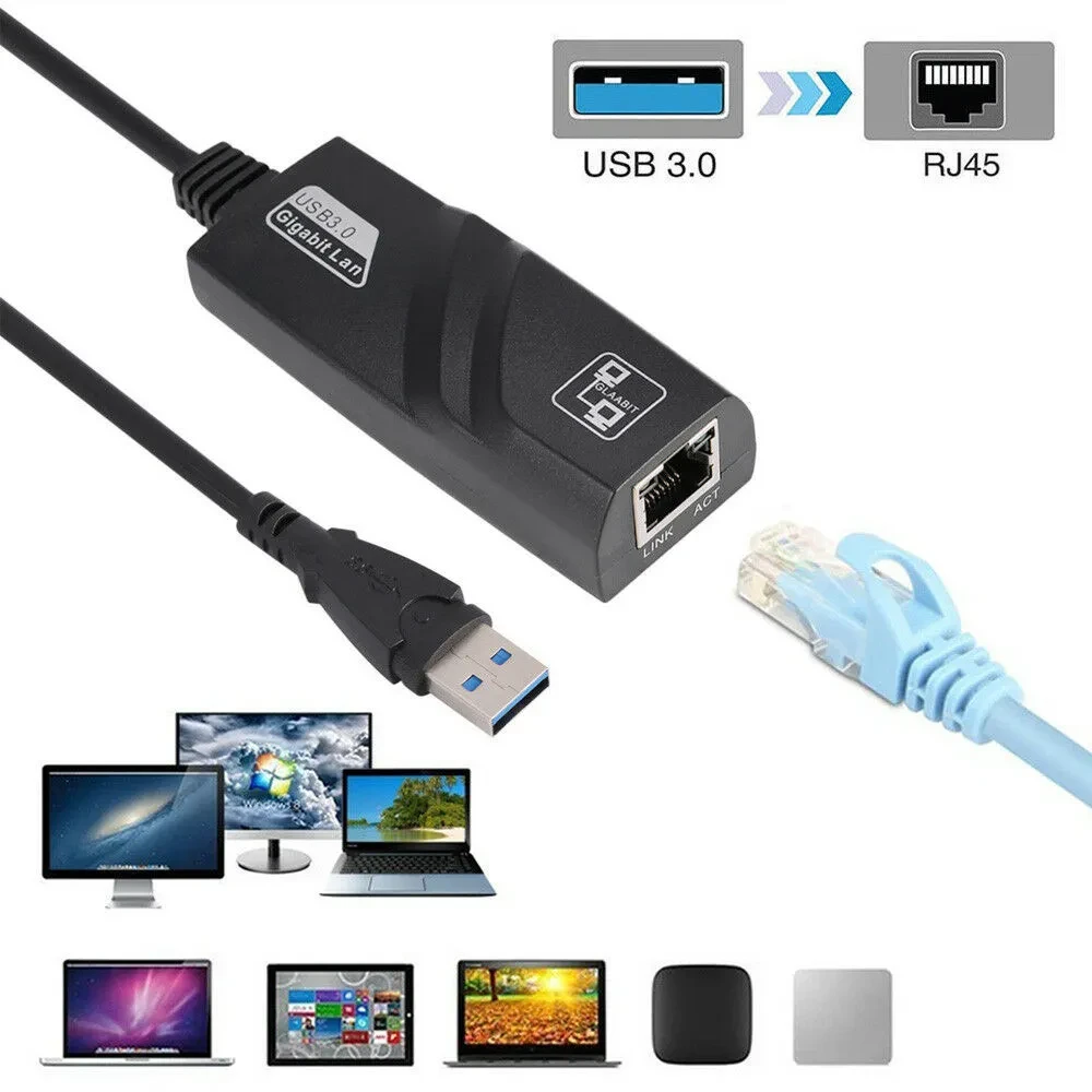 Fast Ethernet Card, Drive-free USB External Plug And Play