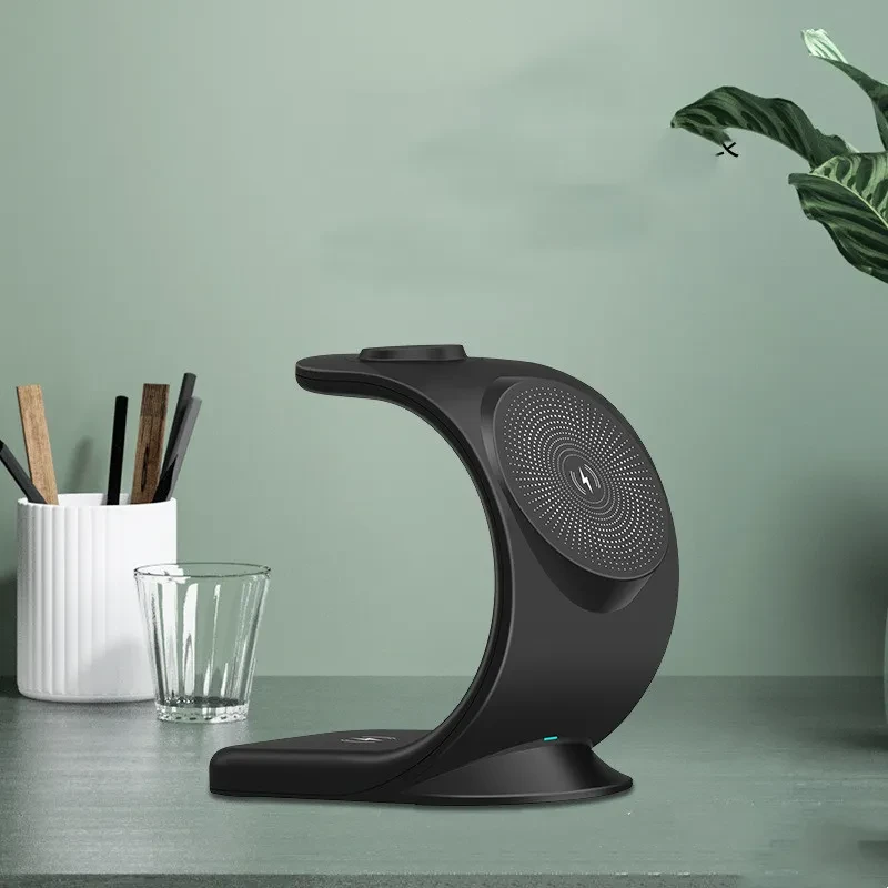 Three-in-one Magnetic Wireless Charger Bracket
