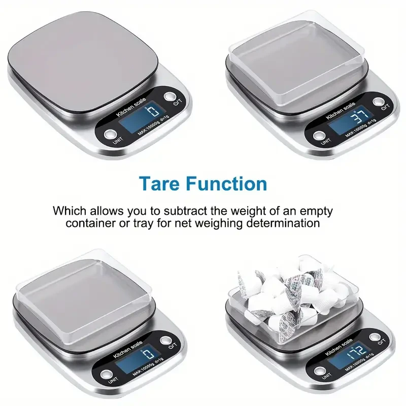 HOTU Precision Digital Kitchen Scale Four Measurement Units for Reliable, Everyday Accuracy