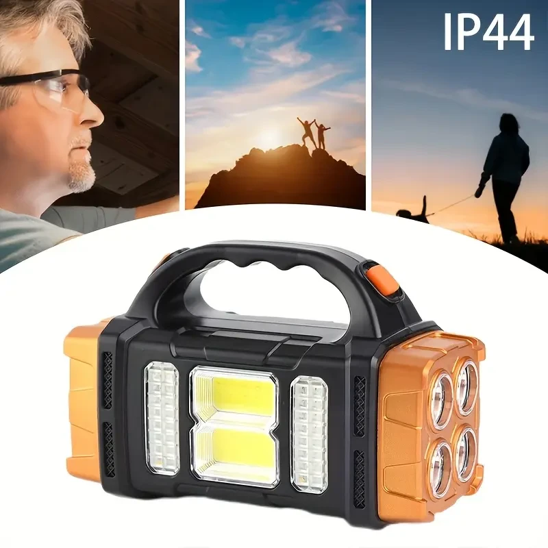 HOTU Solar Portable Light  Multi-Functional USB & Solar Powered LED Work Lamp