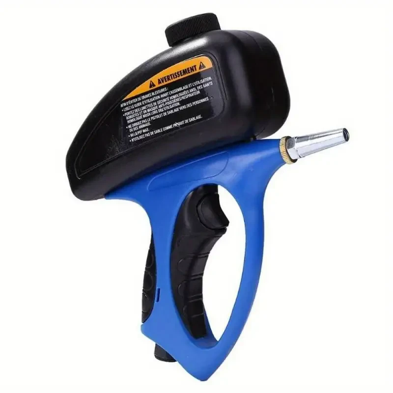 HOTU Sand Blaster Gun  Pneumatic Nozzle Tool for Rust Removal & Surface Restoration