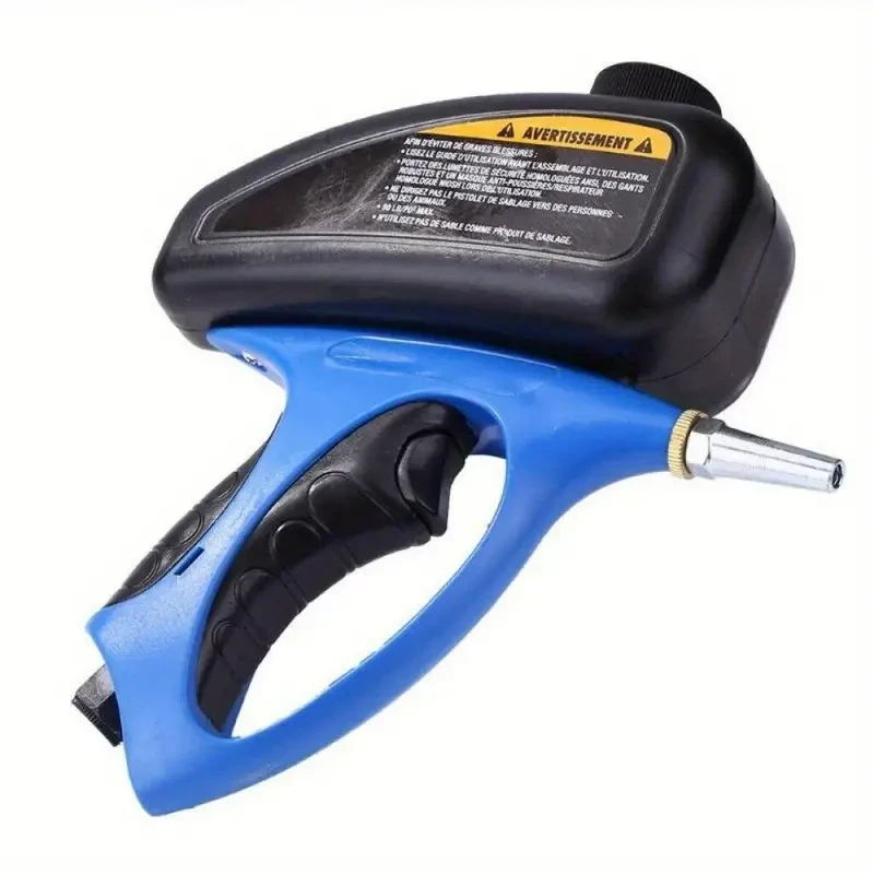 HOTU Sand Blaster Gun Pneumatic Nozzle Tool for Rust Removal & Surface Restoration