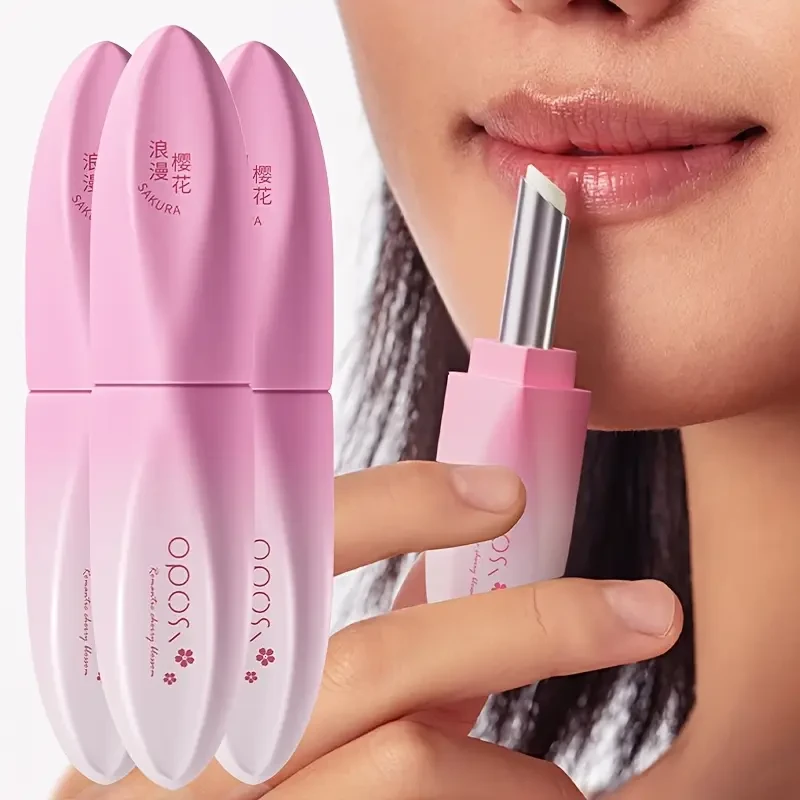 OPOSI Sakura Moisturizing Lip Balm Deep Hydration with Cherry Blossom Nourishment