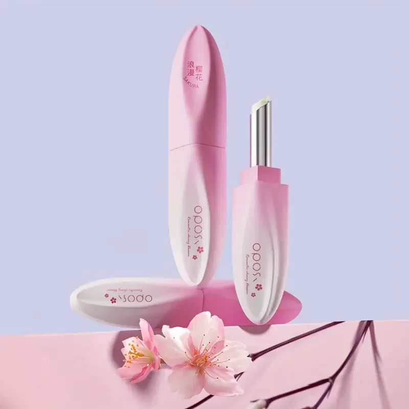 OPOSI Sakura Moisturizing Lip Balm Deep Hydration with Cherry Blossom Nourishment