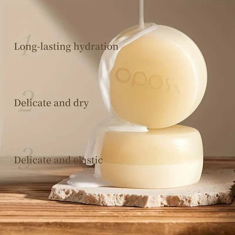 OPOSI Goat Milk & Sheep Soap Handmade Moisturising & Deep-Cleansing Bar (115g/4oz)