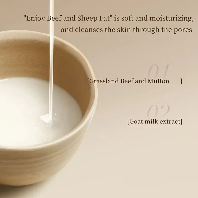 OPOSI Goat Milk & Sheep Soap  Handmade Moisturising & Deep-Cleansing Bar (115g/4oz)