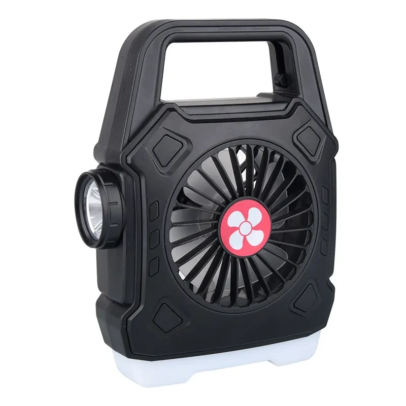 Multi-function Fan Light Hand Lamp Portable With Fast Charging