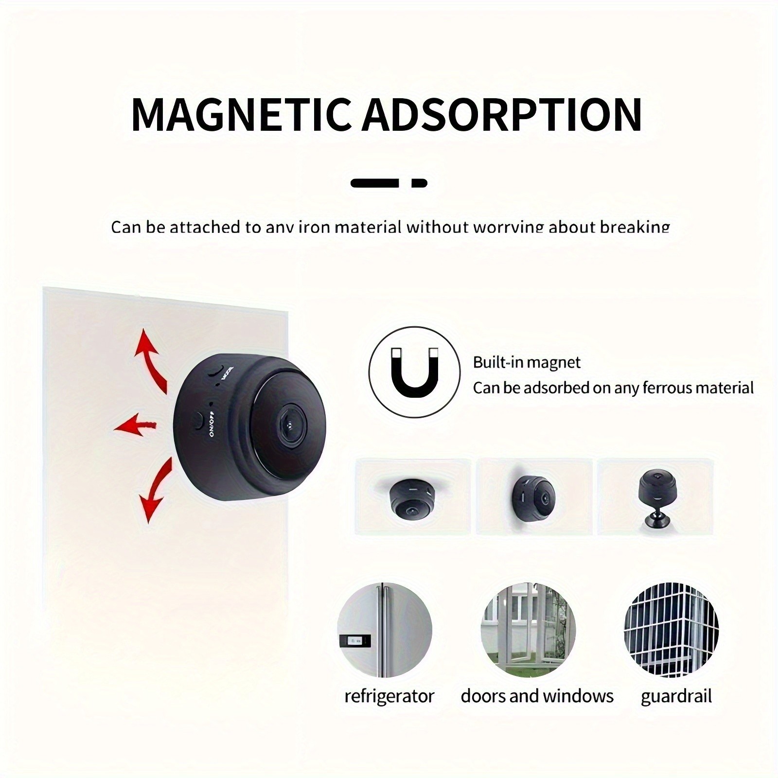 GENAI Wireless WiFi Security Camera Compact 480P HD Protection for Every Kiwi Home