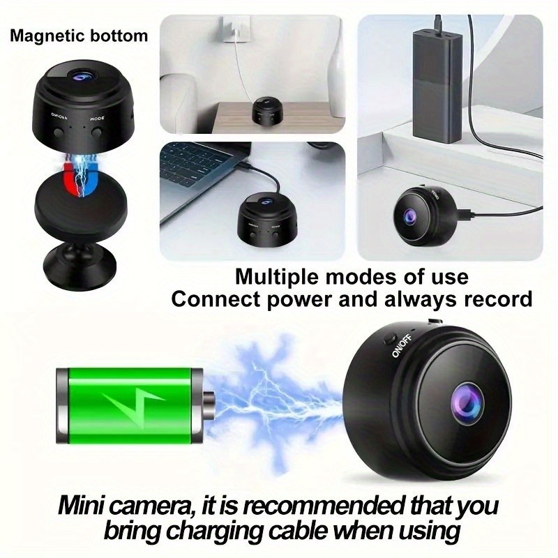 GENAI Wireless WiFi Security Camera Compact 480P HD Protection for Every Kiwi Home