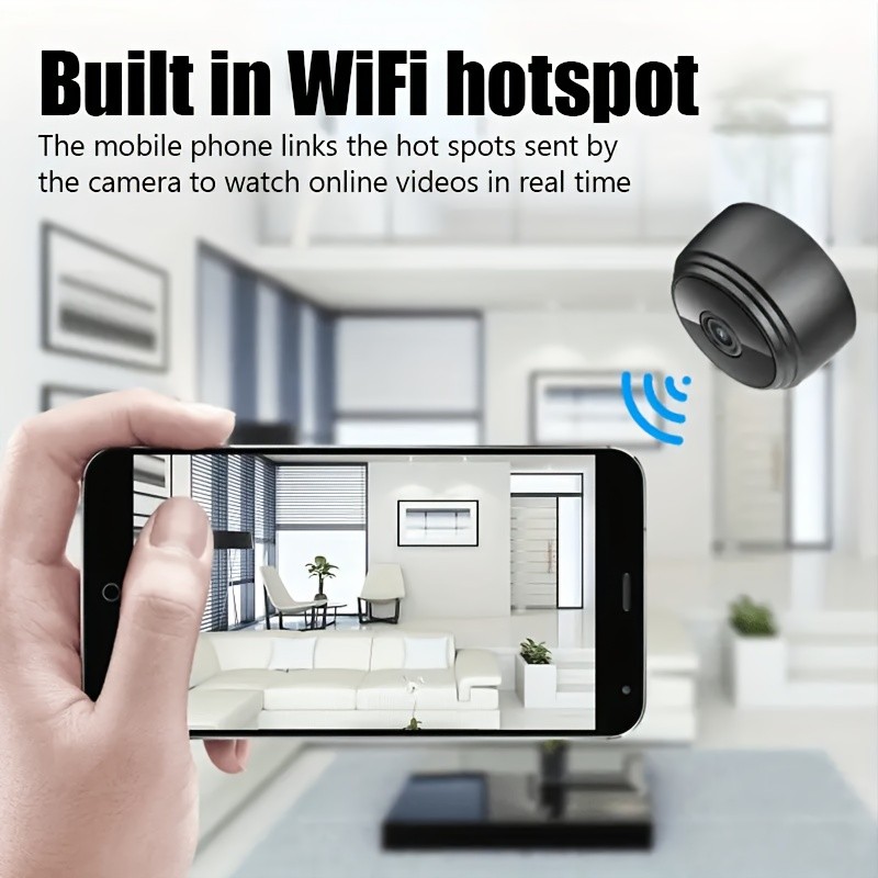 GENAI Wireless WiFi Security Camera Compact 480P HD Protection for Every Kiwi Home